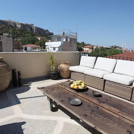 Plaka Two-storey Penhouse With Acropolis Views Pl6 Apartment